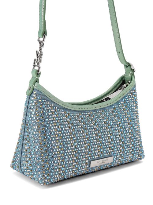 Borsa donna Kurt Geiger London tracollina celeste con strass KURT GEIGER London | 5586086609.